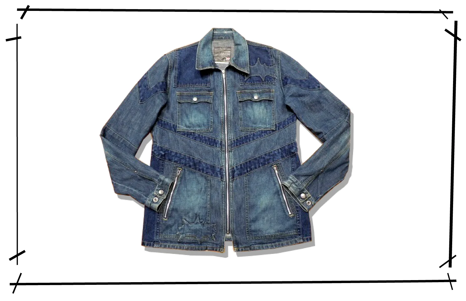 unedercover patchwork denim jacket 2002AW