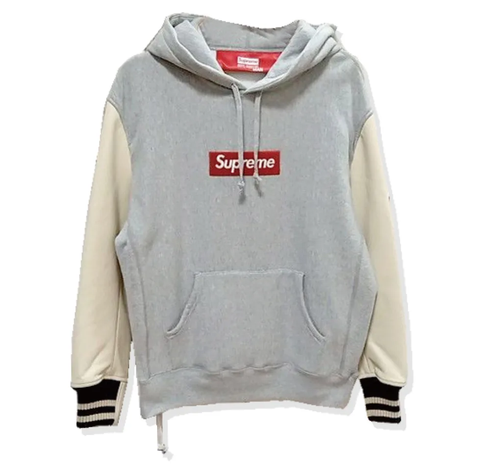 JUNYA WATANABE MAN x Supreme Box Logo Hoodie Customize Grey Front