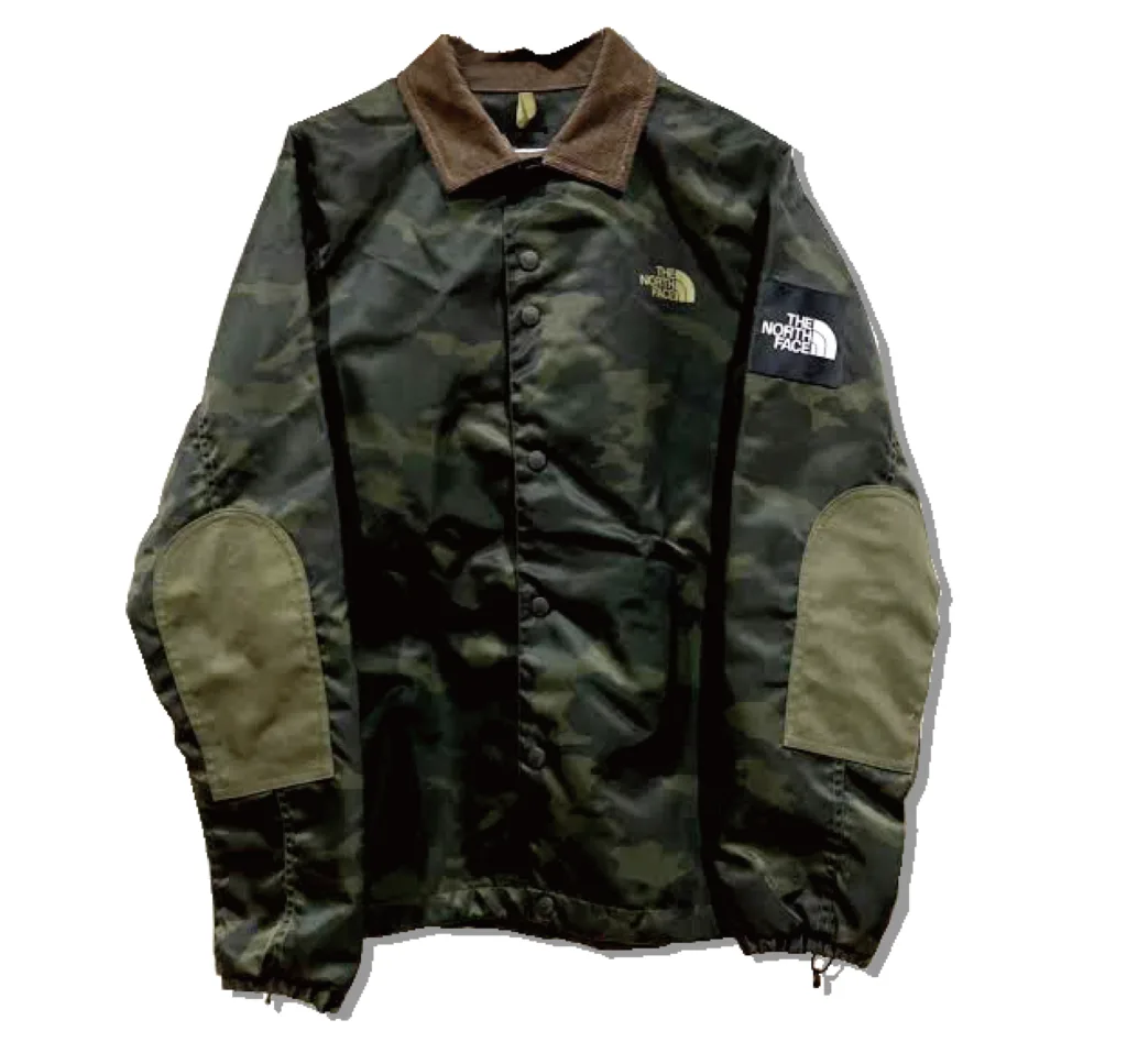 eYe junyawatanabe man x the northface Camo Coach jacket 2019SS Front