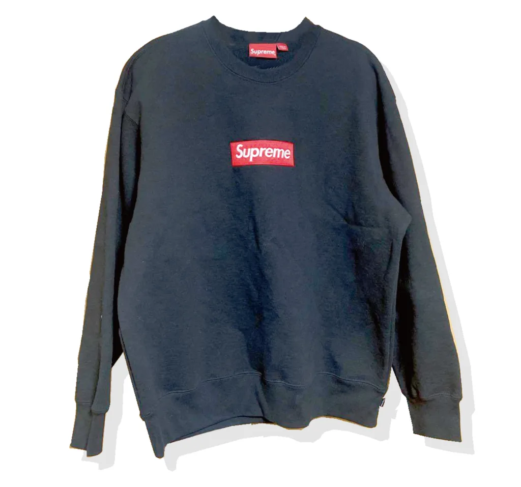 Supreme Box logo Black Sweater Front