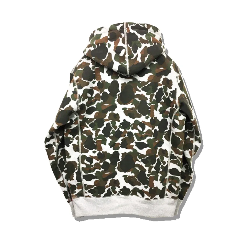 Supreme Box logo camo hoddie 2012FW Back