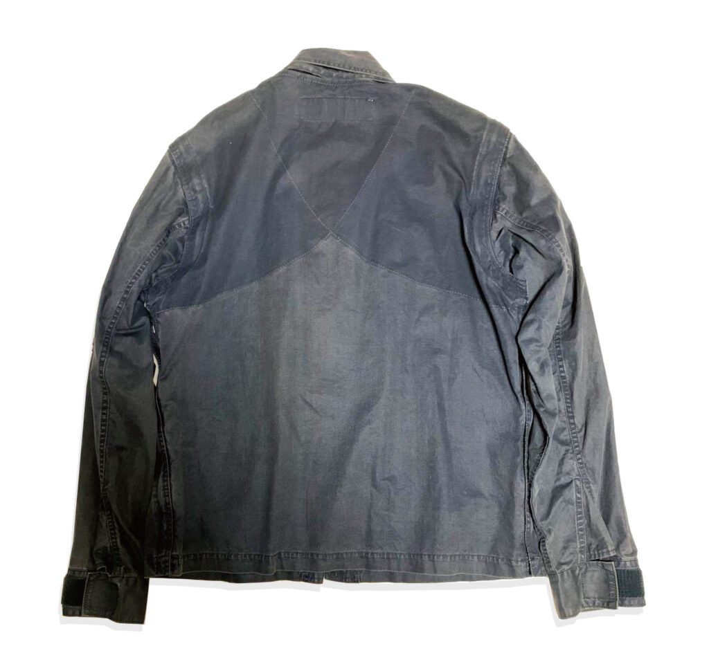 Undercover Black Denim small parts Jacket 1999SS Back