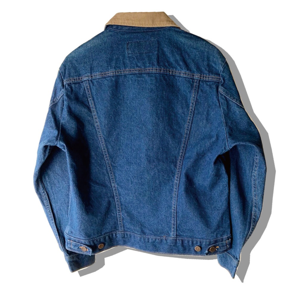 Wrangler corduroy Trucker Denim Jacket Back