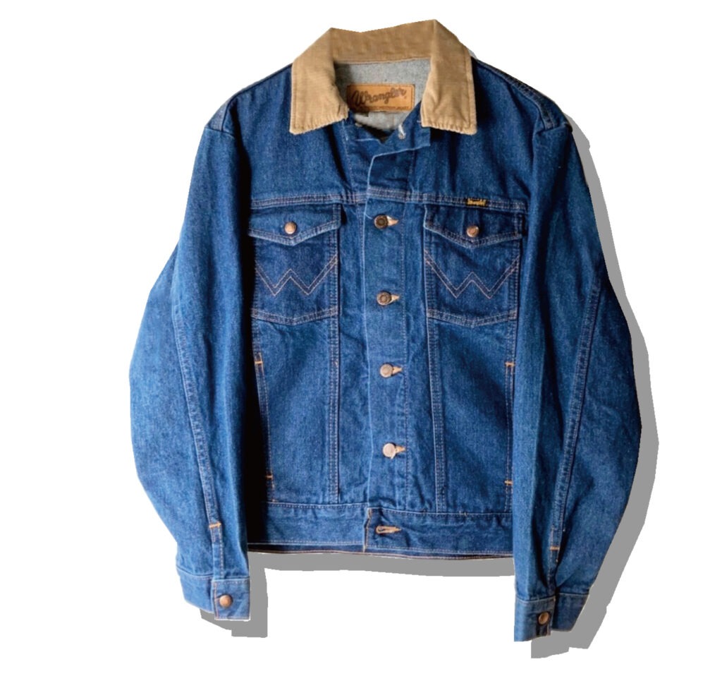 Wrangler corduroy Trucker Denim Jacket Front