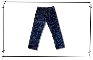 Supreme Gonz Map Denim Painter Pant 2019SS