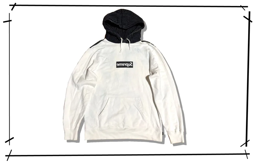 Supreme x Comme des Garcons Shirt Box Logo White Hoddie