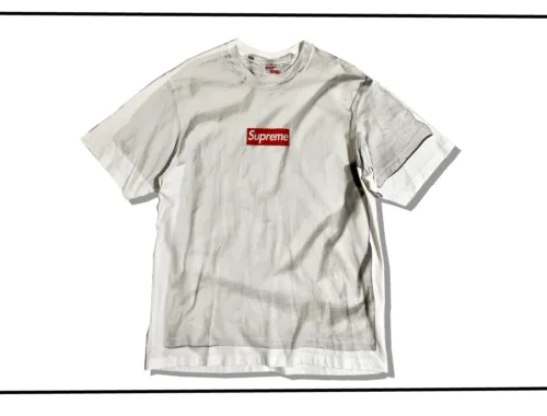 Supreme x MM6 BoxLogo White Tshirt