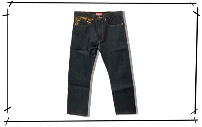 levis x supreme 505 orange tab Denim Pants 2012FW