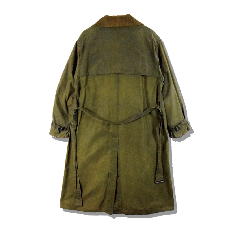 Barbour Trench Coat Back