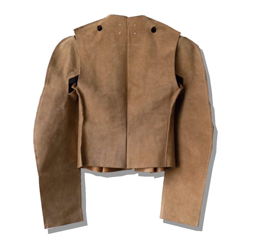 Masion Martin Margiela Suede Jacket 1998SS Flat Back