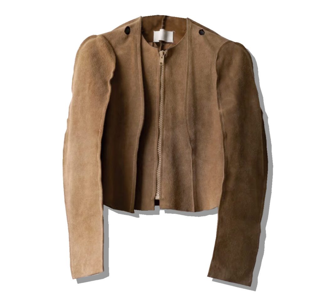 Masion Martin Margiela Suede Jacket 1998SS Flat Front