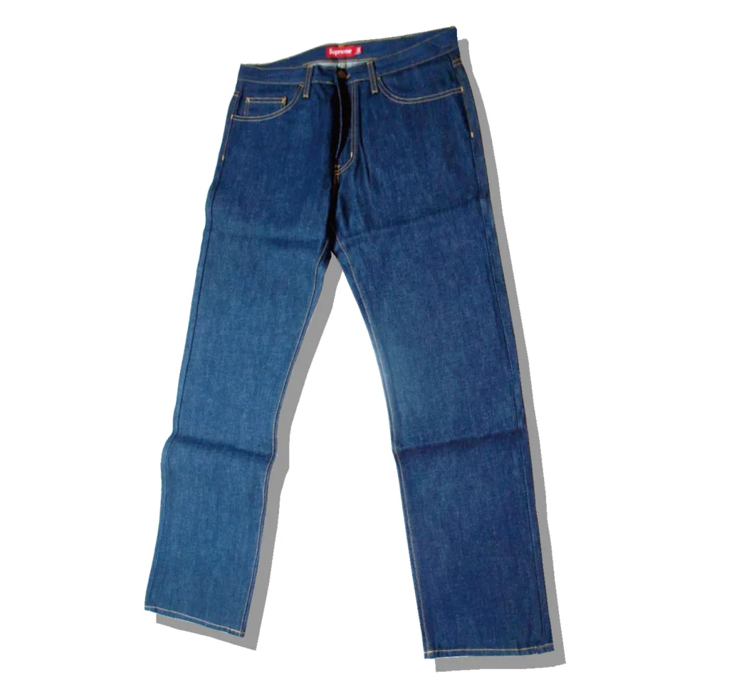 Supreme Five Pocket Rider Denim Pants Front