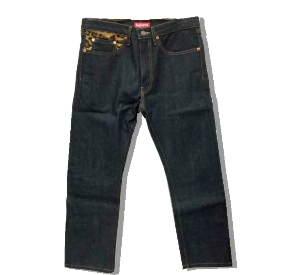 levis x supreme 505 orange tab Denim Pants 2012FW Front