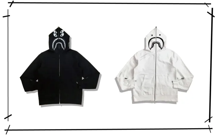 Bounty hunter x Bape Shark Hoddie Series 001