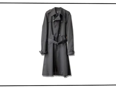 Dior Homme Trench Coat Black 2005AW