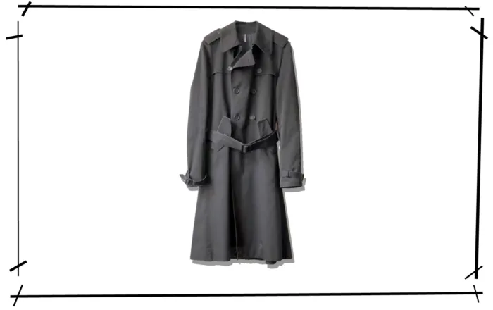 Dior Homme Trench Coat Black 2005AW