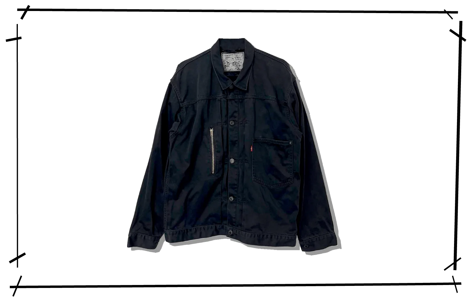 Levi's Fenom 1st Black Denim Jacket