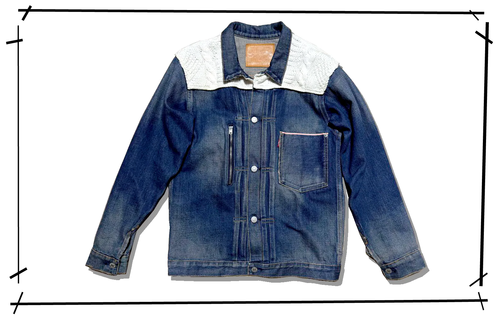 Levi's Fenom Knit Denim Jacket Type1 3016-2 FM13-0001