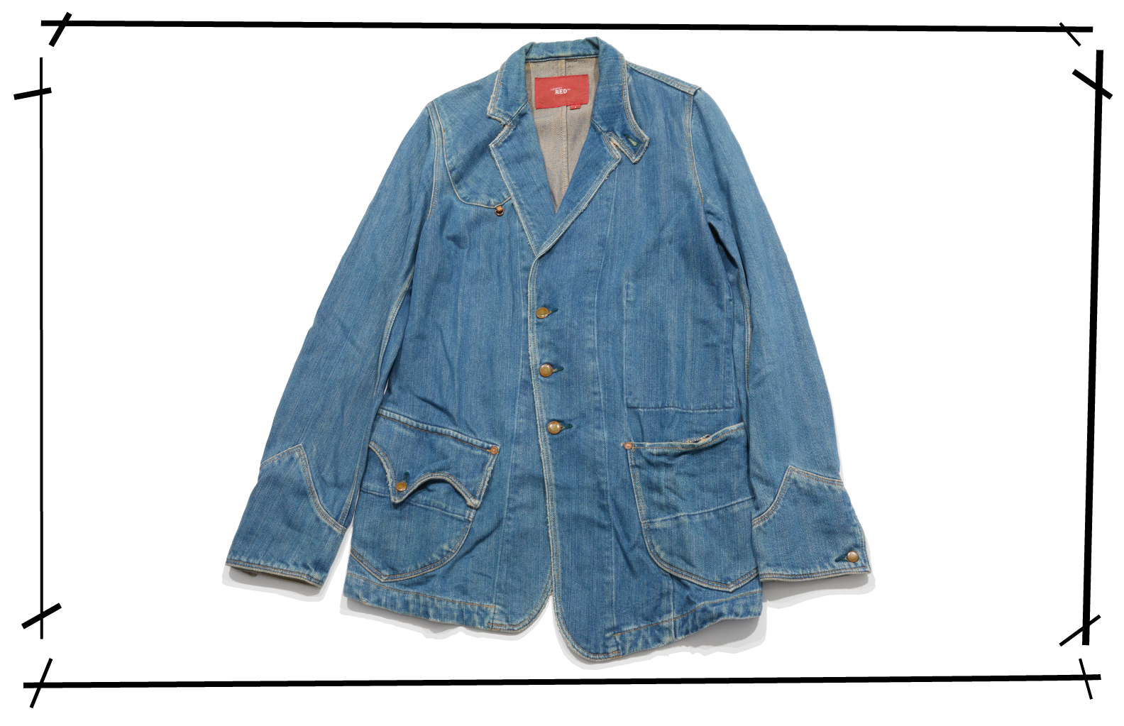 LEVI'S RED Guys Warped Coat 2002 Spring Summer