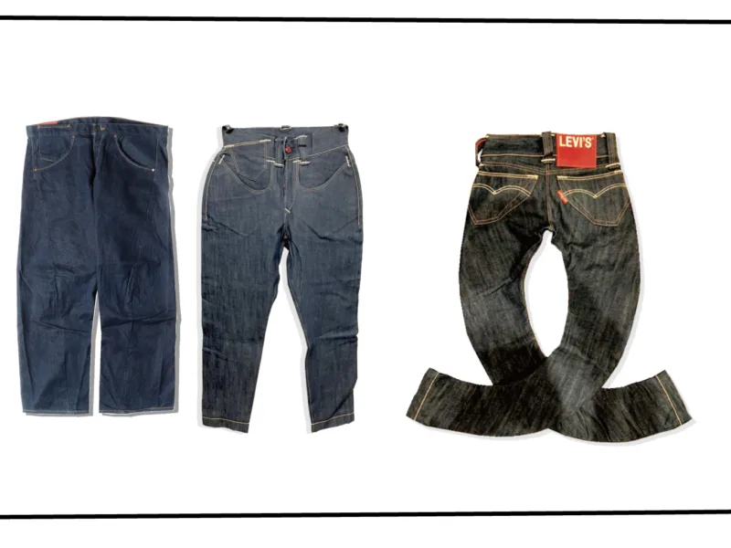 Levi's RED Denim Pants Sereies 002 2007AW