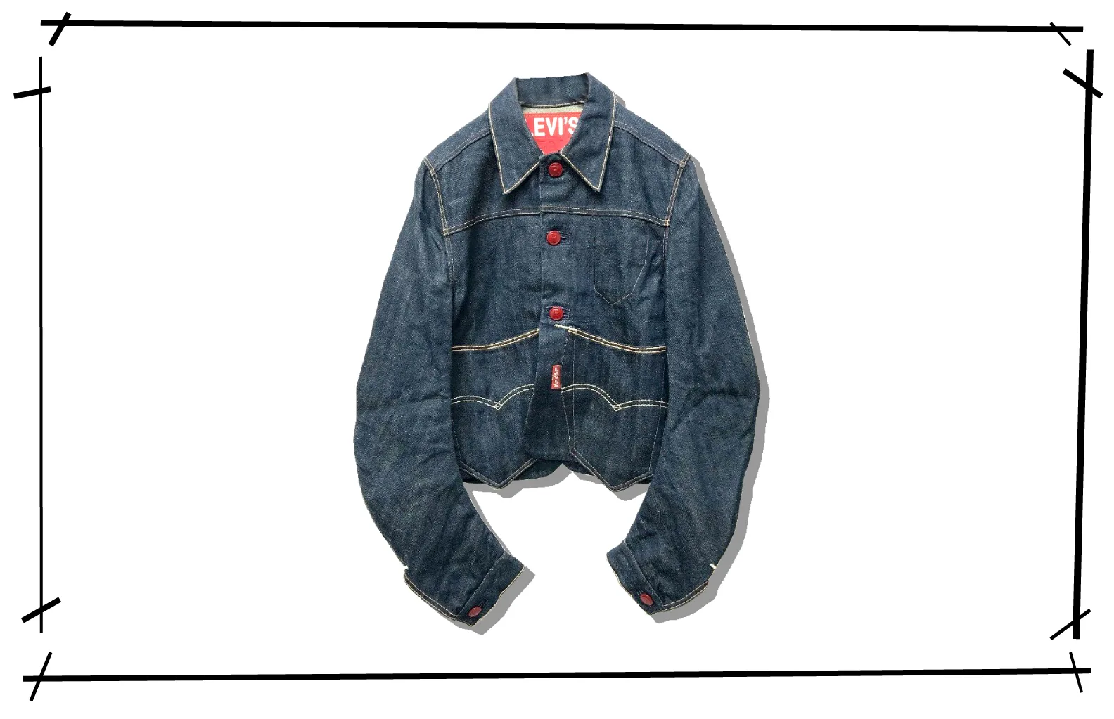 Levis Red Guy's Bow Denim Jacket 2007AW