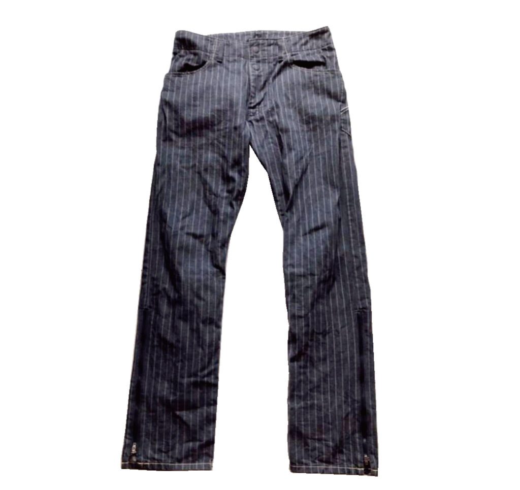 Levi's N3bP Stripe Black Denim Pants Front