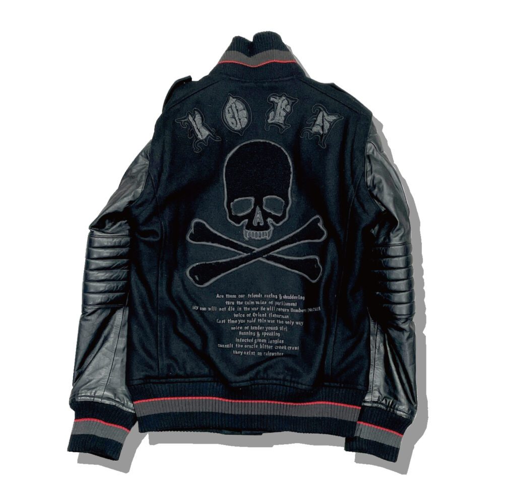 Roen Stadium Jacket Black Back