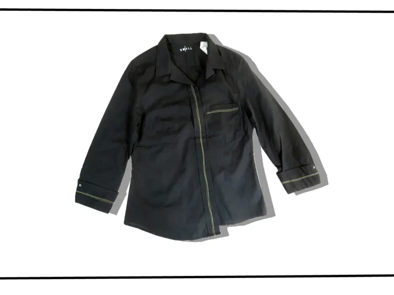 Levi's RED asymmetry Open Shirt Black
