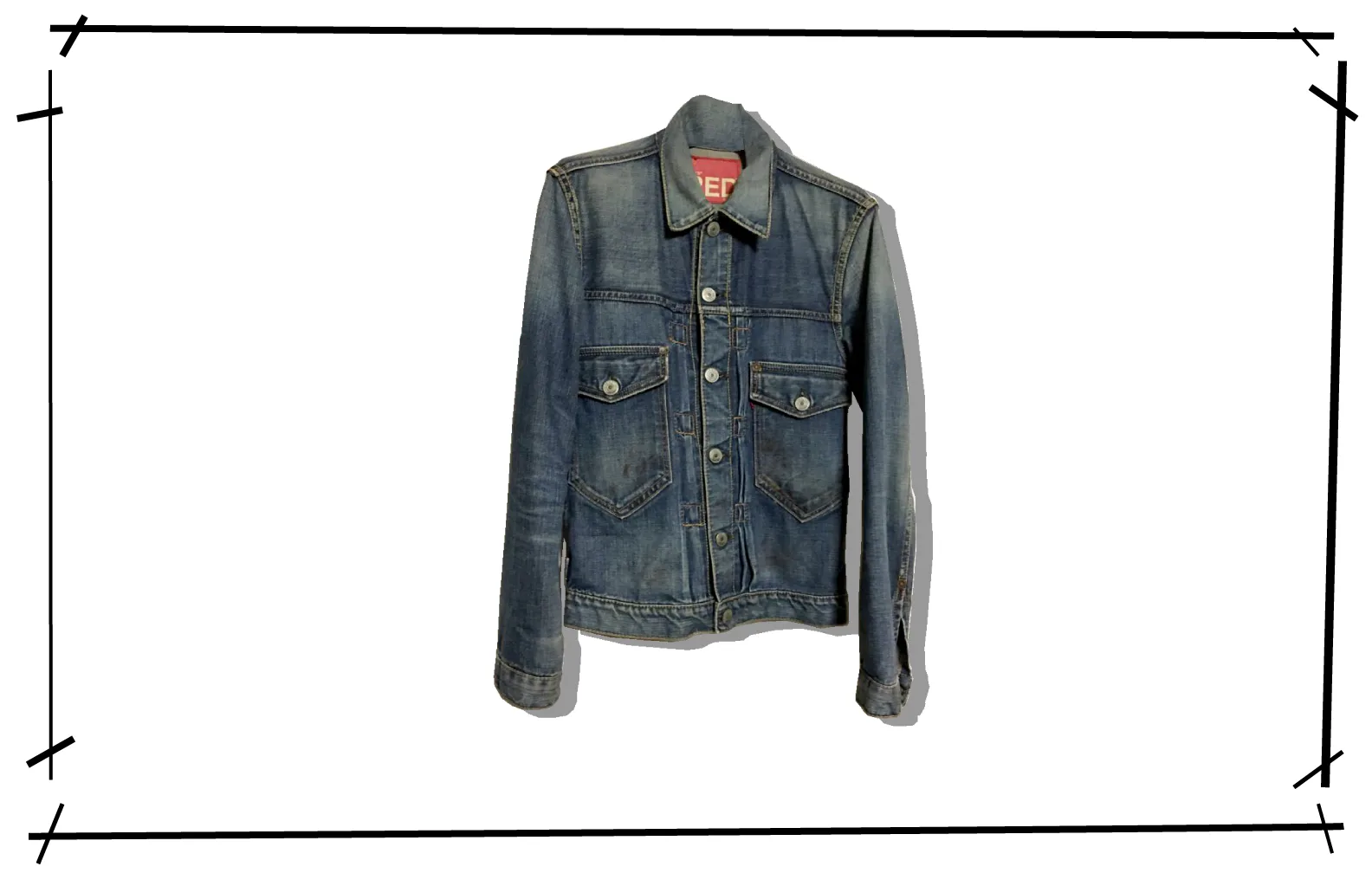 Levi's Red Denim Jacket 2nd type 2006 AW