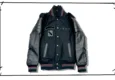 Roen Stadium Jacket Black