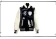 Roen Stadium Jacket White Black