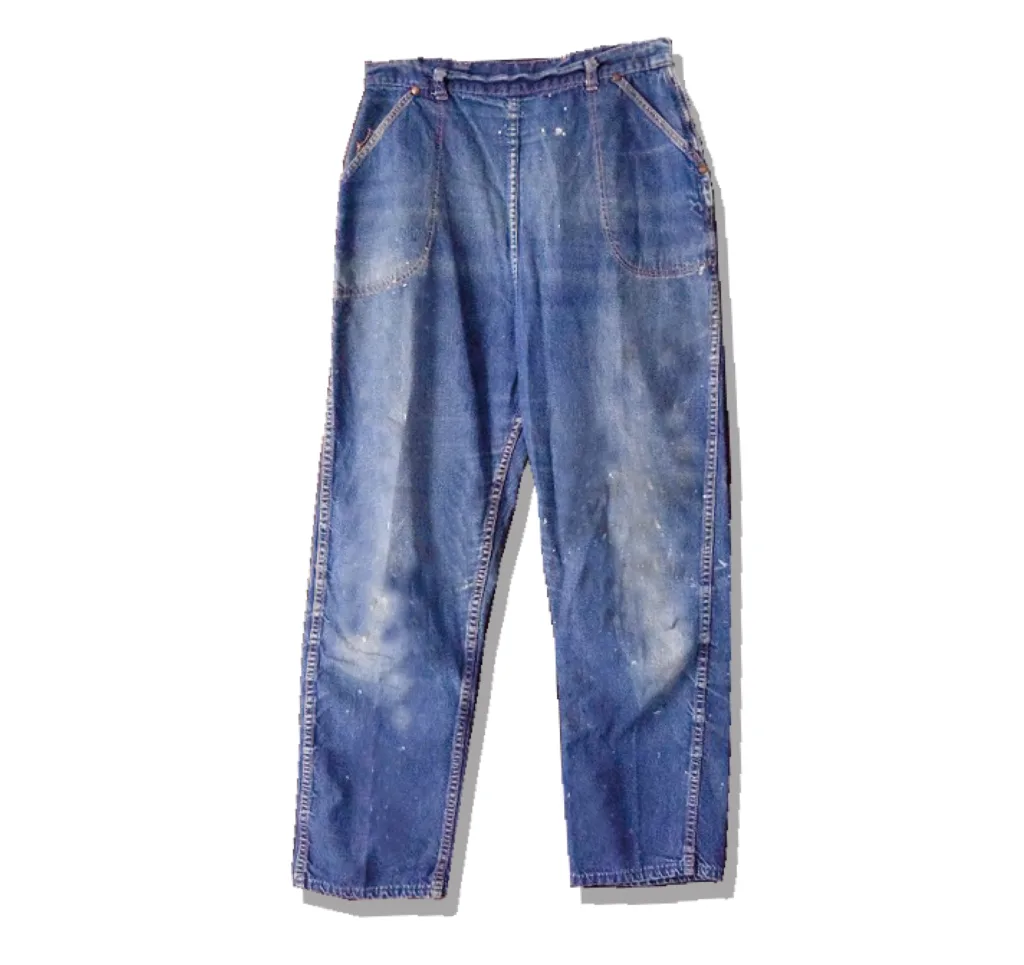 Blue Bell Denim ranch Pants 1960s Front