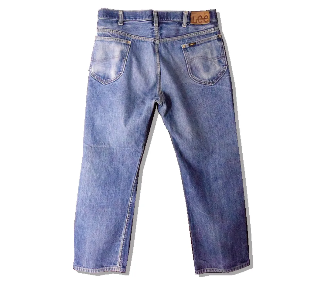 Lee 200 Denim Pants 1970s Back