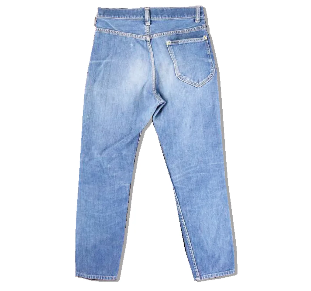 Lee Leens tapered Denim Pants Back 1960s