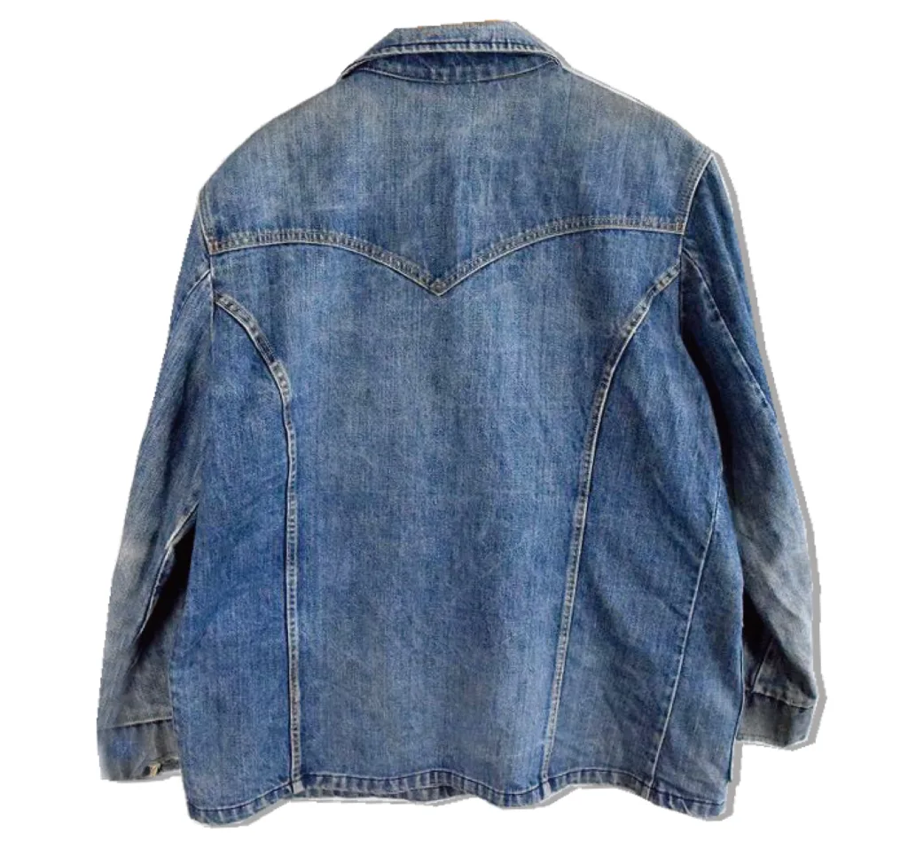 Lee Storm Rider Denim Ranch coat 1970s Back