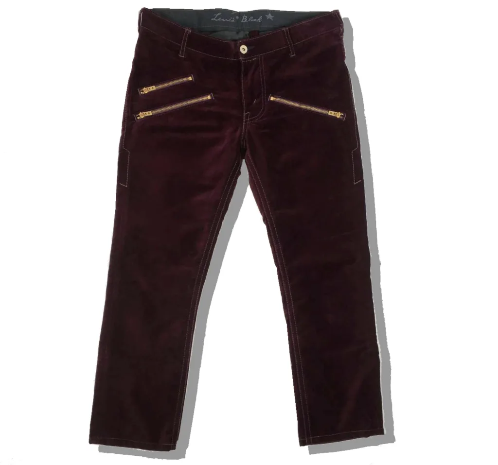 Levi's Black 2006 Wine Red Slim Pants Bk523 Front