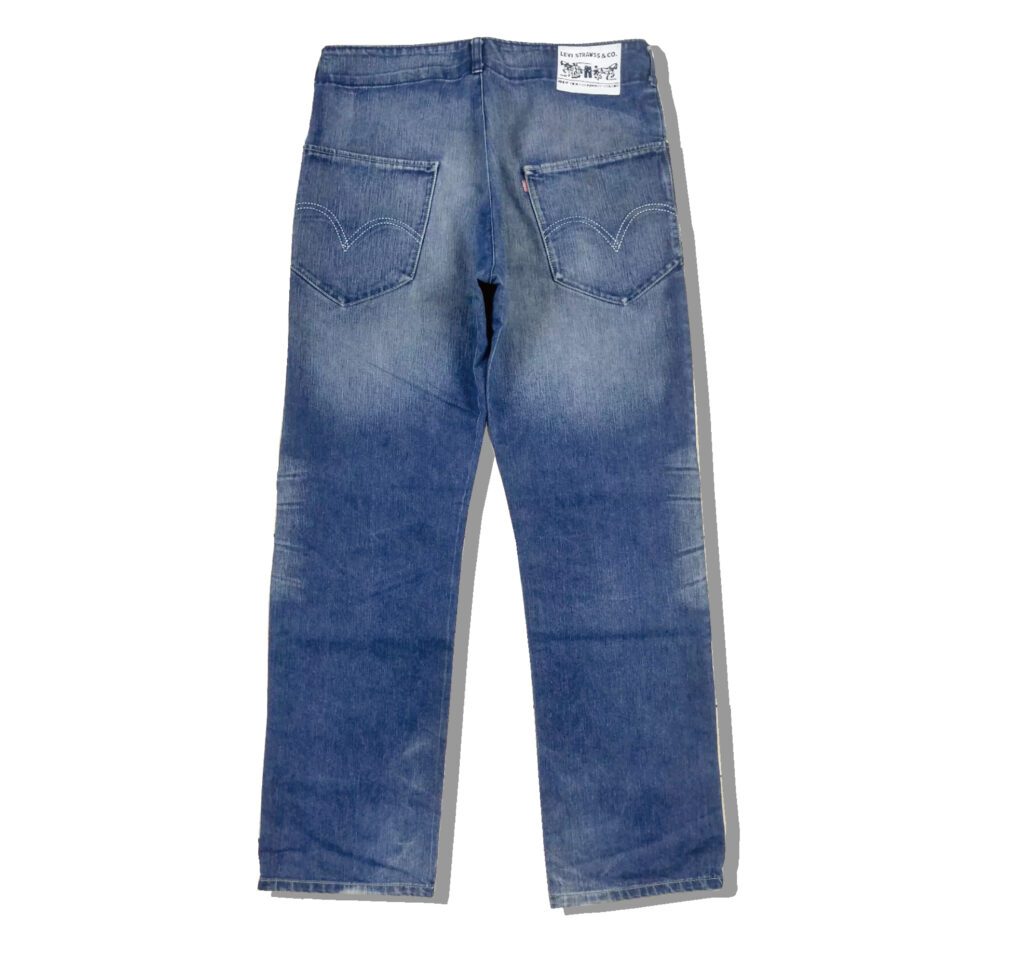 Levi's N3BP Middle Blue Denim Pants Back