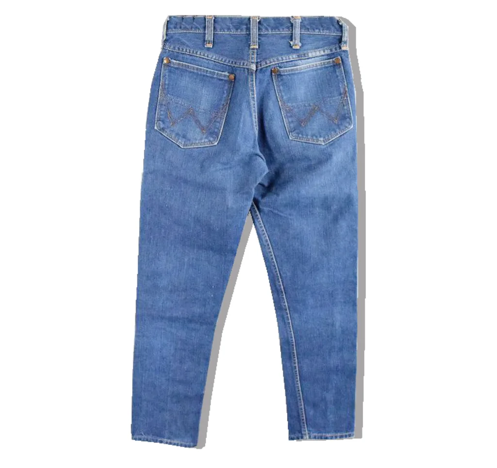 Wrangler 12MWZ Denim Pants 1960s Back