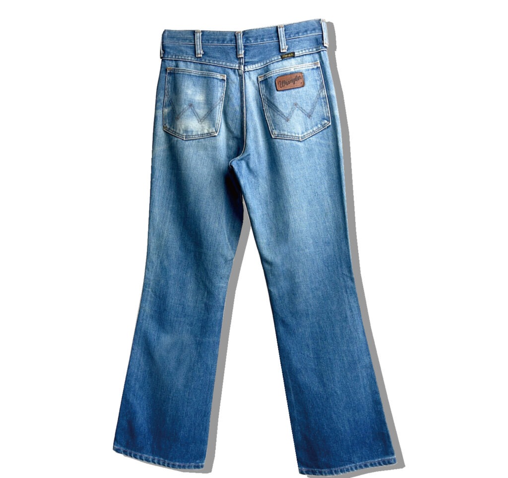 Wrangler 945 BootsCut Denim Pants Back