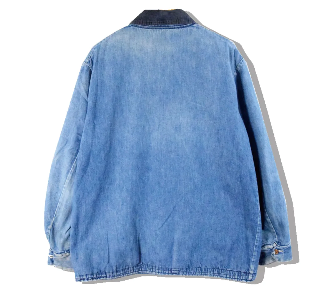 Wrangler Blanket Lined Denim coverall Jacket Back