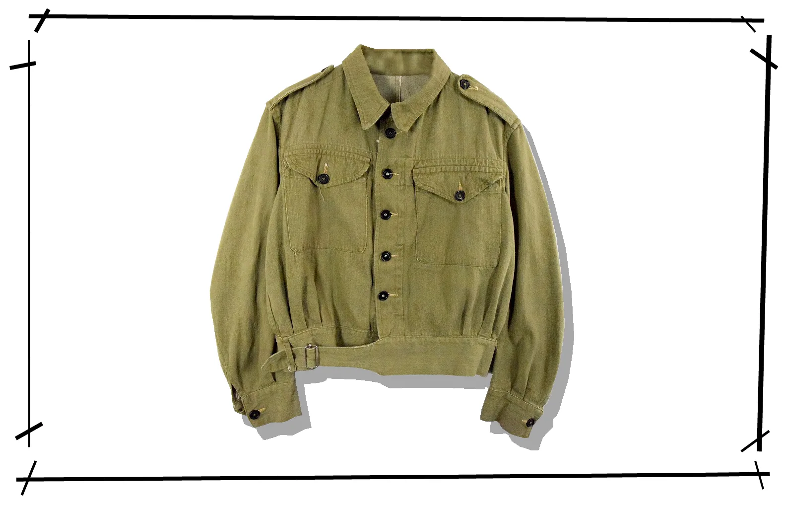 British Army Green Battle Dress Jacket