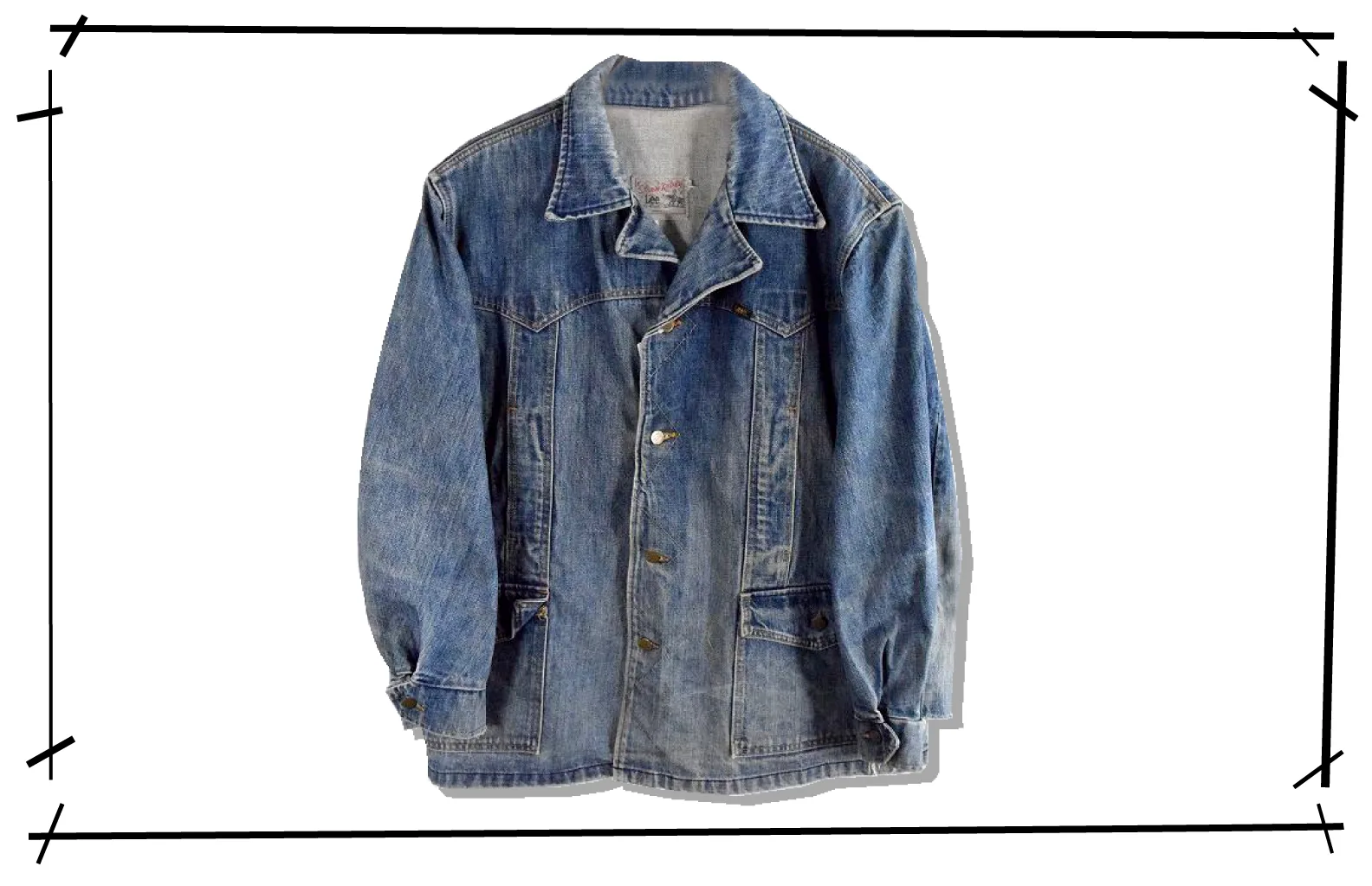 Lee Storm Rider Denim Ran ch coat 1970s