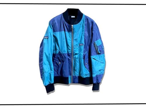 Oldpark ma-1 Flight Jacket Blue patagonia Reconstructed
