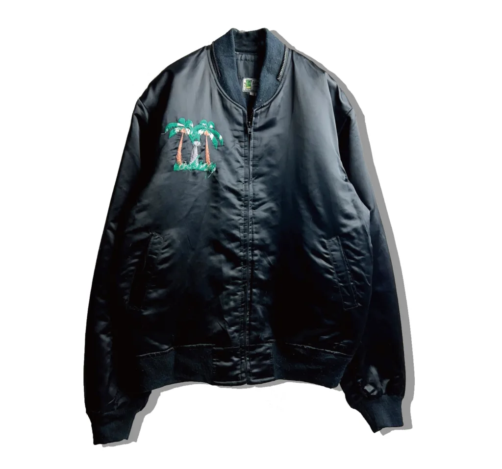 Guam Souvenir Jacket Ma-1 1980s Front