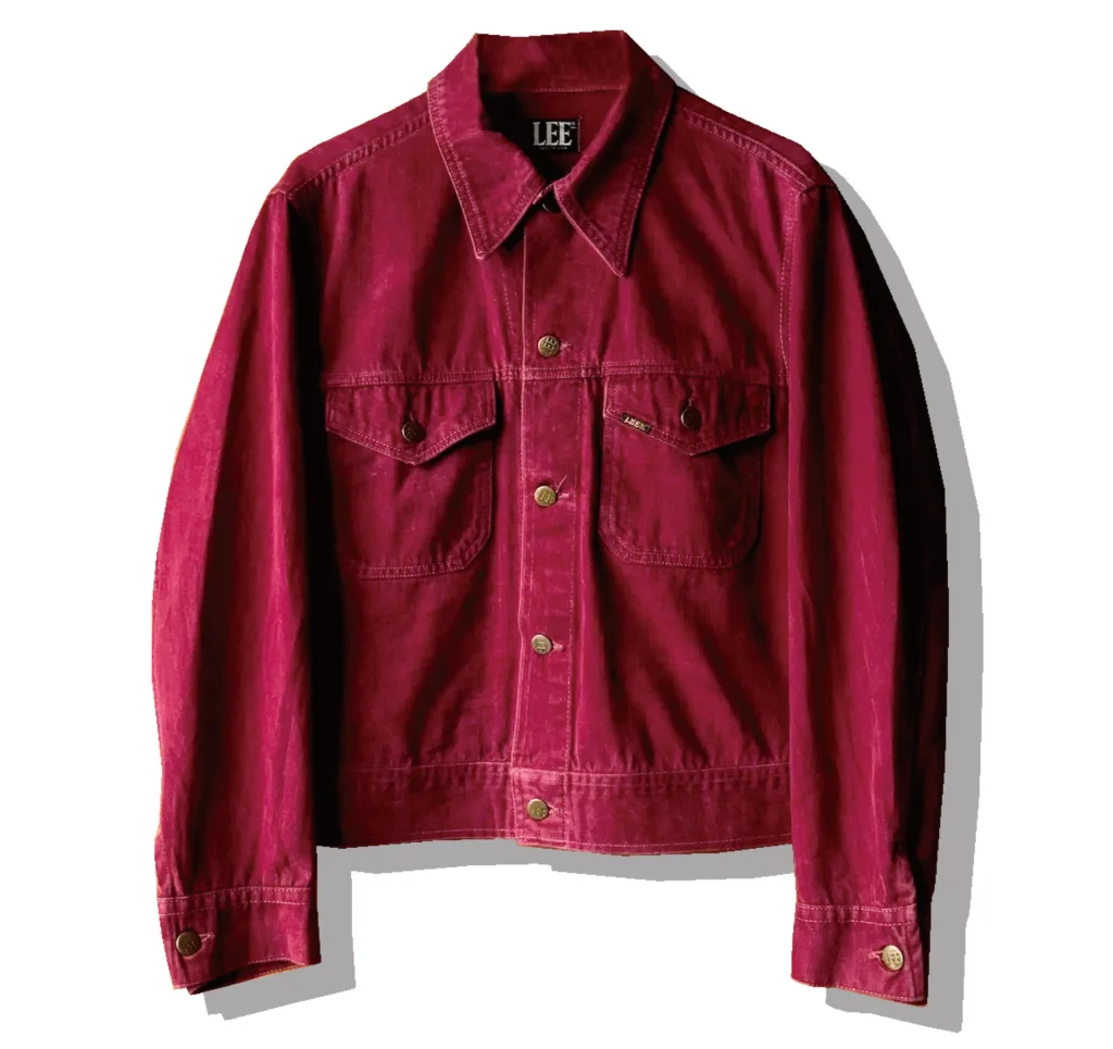 LEE Moleskin trucker Jacket 1970s Front