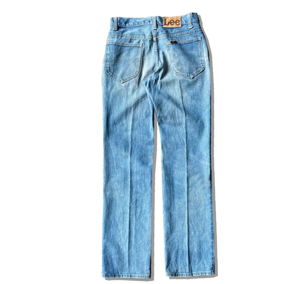 Lee 241-0049 Denim PAnts 1970s Back