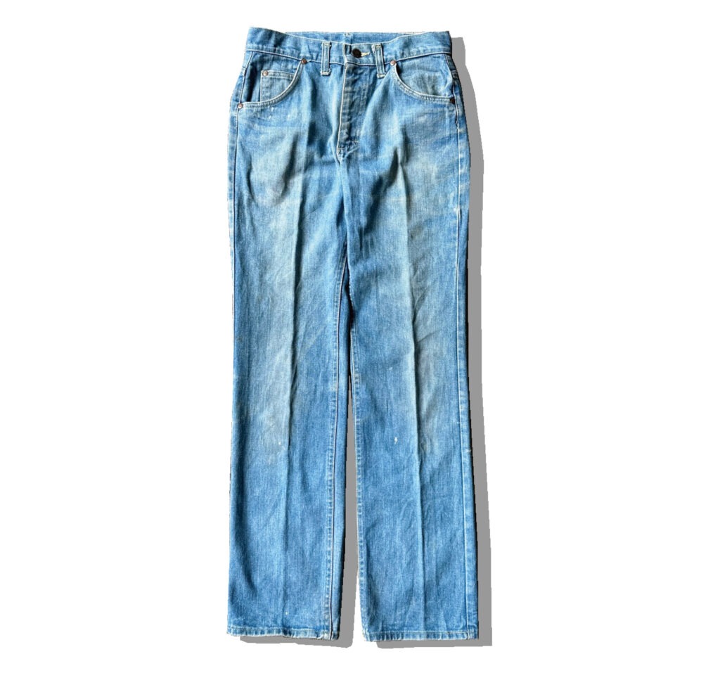 Lee 241-0049 Denim PAnts 1970s Front