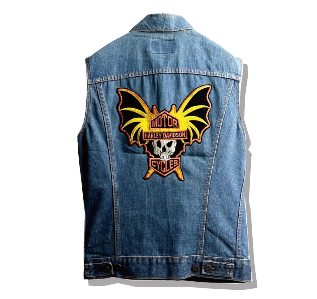 Levi's 70505 Big E Motorcucle Vest Back
