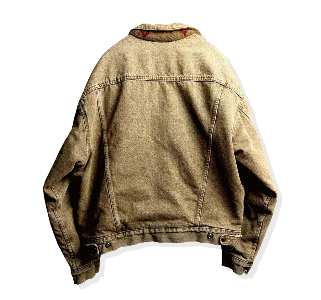 Levi's 70617 Blanket Lined Denim Jacket Back