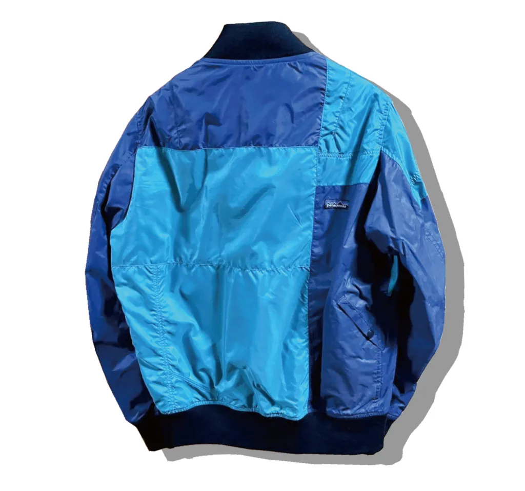 Oldpark ma-1 Flight Jacket Blue patagonia Reconstructed Back